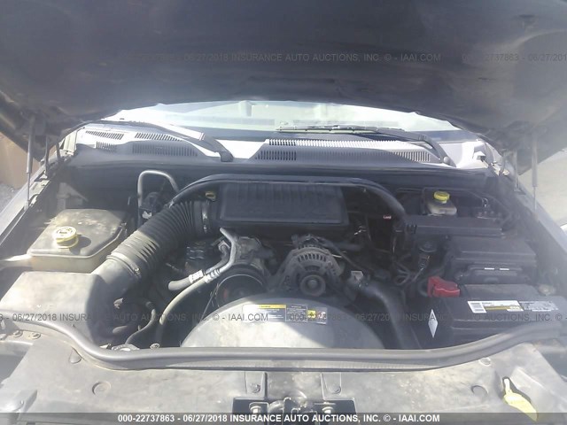 1J8HG48K46C337363 - 2006 JEEP COMMANDER GRAY photo 10