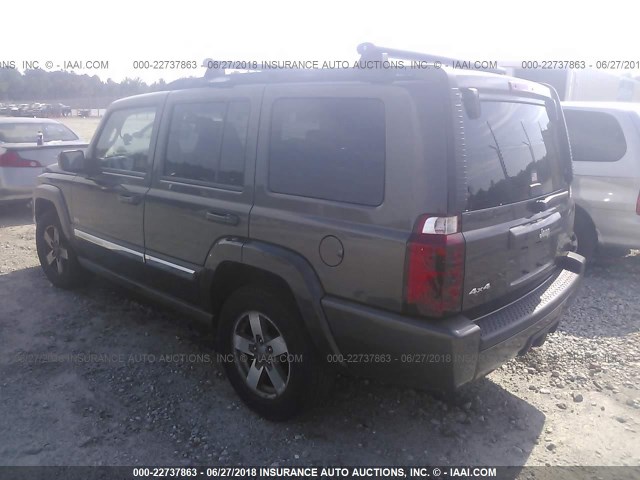1J8HG48K46C337363 - 2006 JEEP COMMANDER GRAY photo 3