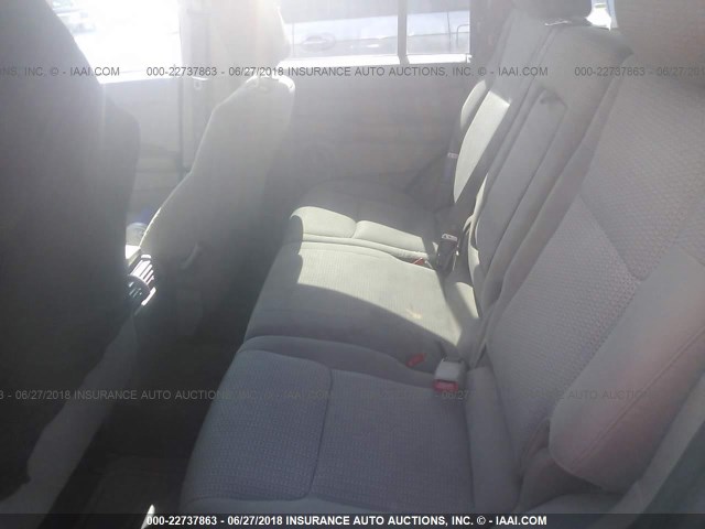 1J8HG48K46C337363 - 2006 JEEP COMMANDER GRAY photo 8