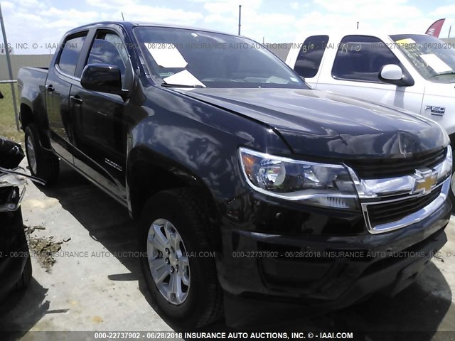 1GCGSCEA5J1189154 - 2018 CHEVROLET COLORADO LT BLACK photo 1