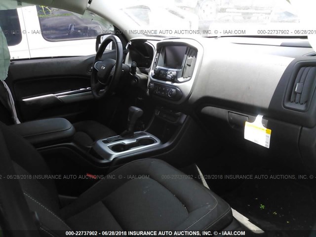 1GCGSCEA5J1189154 - 2018 CHEVROLET COLORADO LT BLACK photo 5