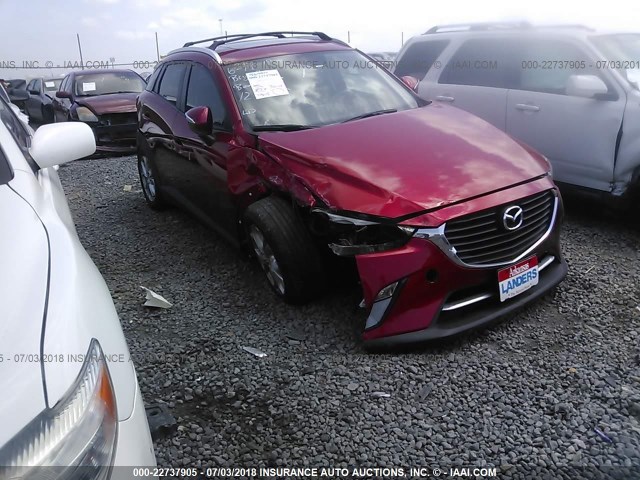 JM1DKBC7XG0108782 - 2016 MAZDA CX-3 TOURING RED photo 1