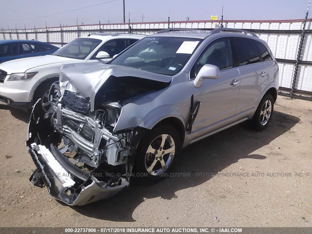 3GNAL3E58CS584637 - 2012 CHEVROLET CAPTIVA SPORT/LT SILVER photo 2