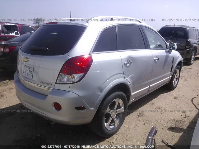 3GNAL3E58CS584637 - 2012 CHEVROLET CAPTIVA SPORT/LT SILVER photo 4