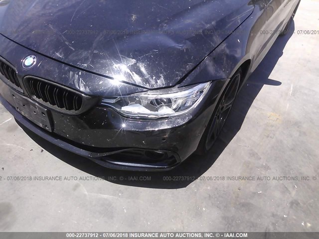 WBA3N7C56FK224592 - 2015 BMW 428 I BLACK photo 6