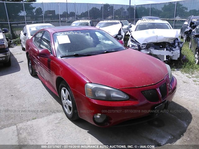 2G2WP552881107220 - 2008 PONTIAC GRAND PRIX RED photo 1