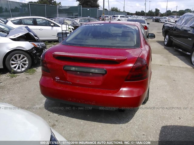 2G2WP552881107220 - 2008 PONTIAC GRAND PRIX RED photo 4
