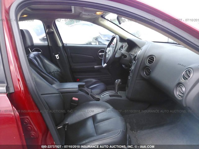2G2WP552881107220 - 2008 PONTIAC GRAND PRIX RED photo 5