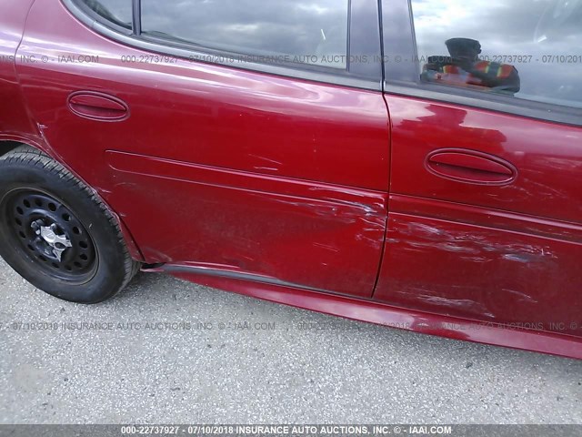 2G2WP552881107220 - 2008 PONTIAC GRAND PRIX RED photo 6