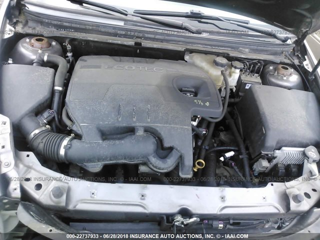 1G1ZC5EB7AF267729 - 2010 CHEVROLET MALIBU 1LT 棕色 照片 10