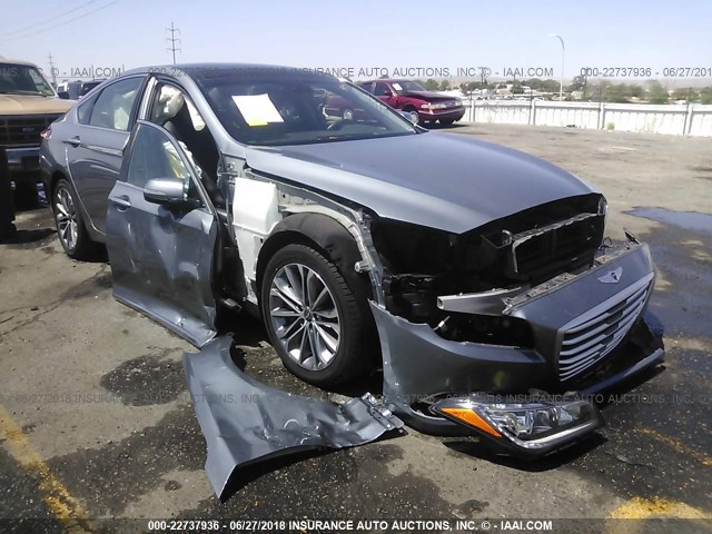 KMHGN4JE1FU019266 - 2015 HYUNDAI GENESIS 3.8L GRAY photo 1