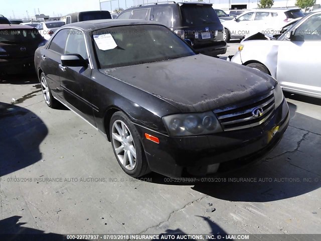 JNKAY41E83M006011 - 2003 INFINITI M45 BLACK photo 1