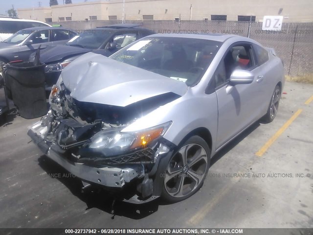 2HGFG4A58FH702886 - 2015 HONDA CIVIC SI SILVER photo 2