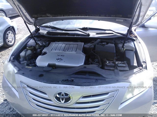 4T1BK46K47U051566 - 2007 TOYOTA CAMRY NEW GENERAT LE/XLE/SE SILVER photo 10