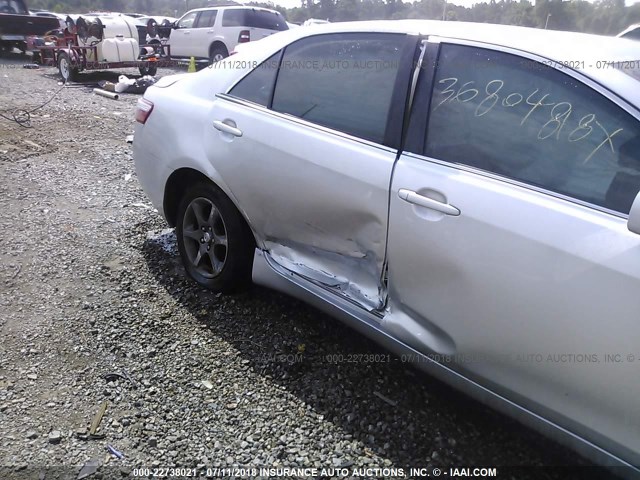 4T1BK46K47U051566 - 2007 TOYOTA CAMRY NEW GENERAT LE/XLE/SE SILVER photo 6