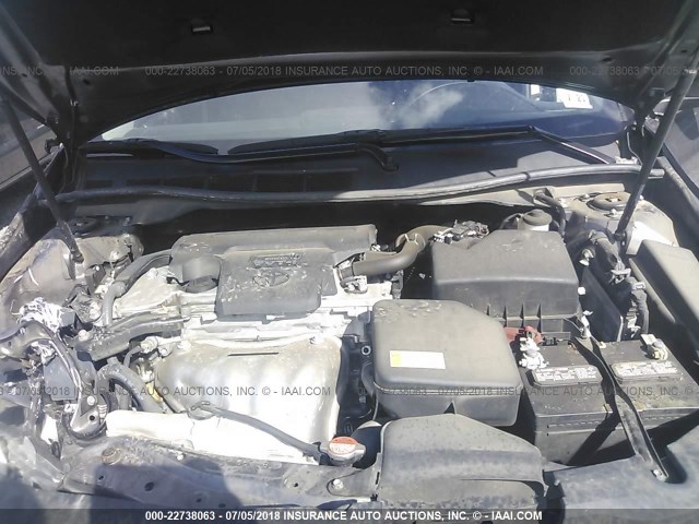 4T1BF1FK3GU572507 - 2016 TOYOTA CAMRY LE/XLE/SE/XSE GRAY photo 10