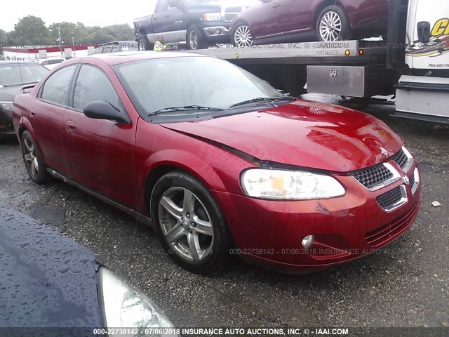 1B3EL66R96N117322 - 2006 DODGE STRATUS R/T RED photo 1