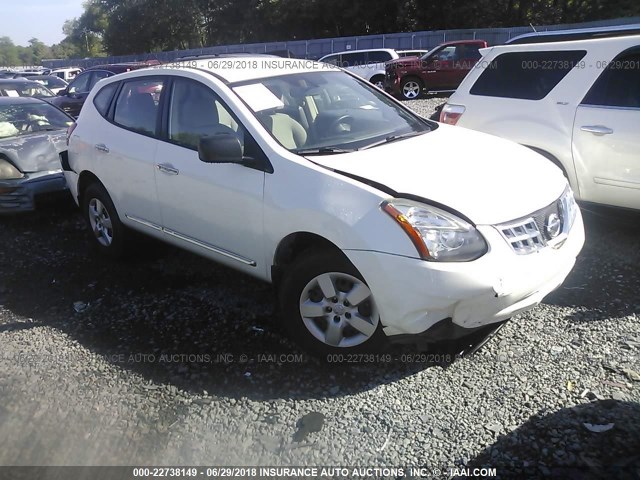 JN8AS5MT8EW605604 - 2014 NISSAN ROGUE SELECT S WHITE photo 1