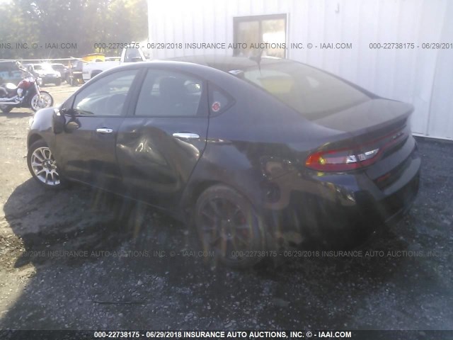 1C3CDFCA3DD184894 - 2013 DODGE DART LIMITED/R/T BLACK photo 3