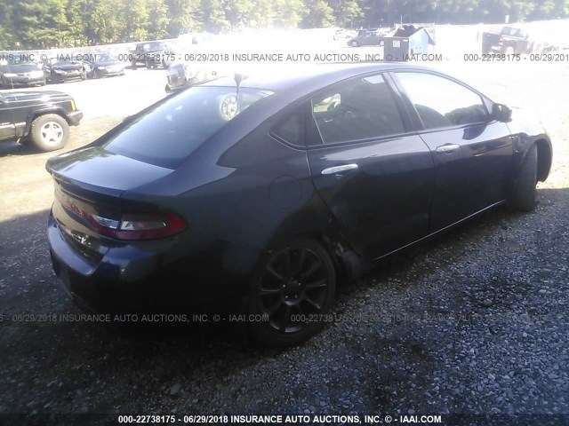 1C3CDFCA3DD184894 - 2013 DODGE DART LIMITED/R/T BLACK photo 4