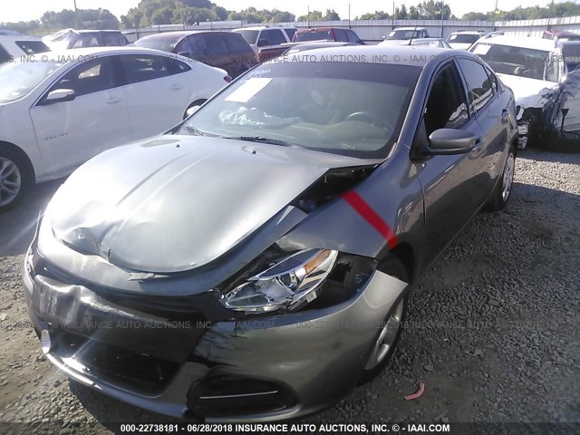 1C3CDFAH7DD331220 - 2013 DODGE DART SE/AERO GRAY photo 2