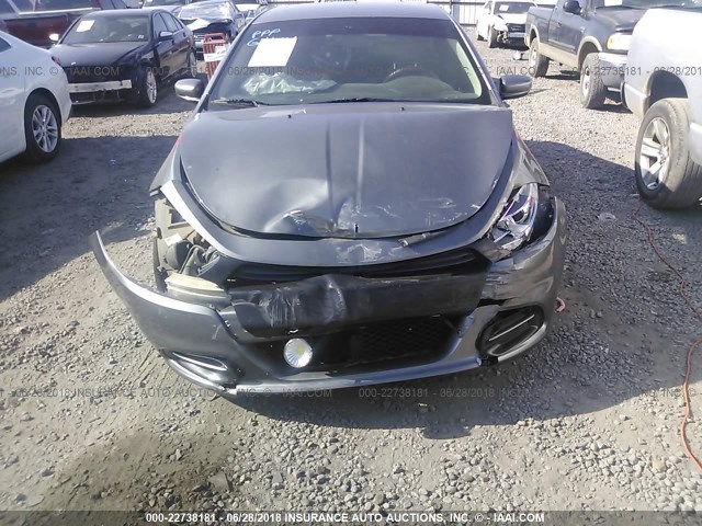 1C3CDFAH7DD331220 - 2013 DODGE DART SE/AERO GRAY photo 6