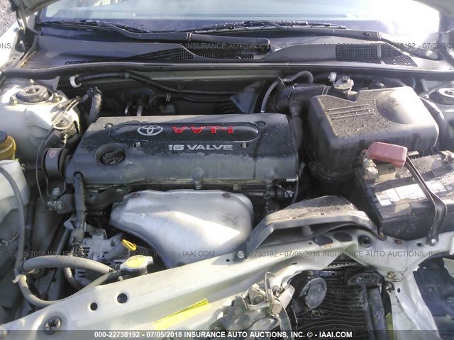4T1BE32K03U705769 - 2003 TOYOTA CAMRY LE/XLE/SE Gümüş foto 10