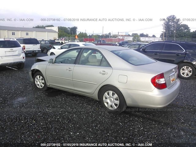 4T1BE32K03U705769 - 2003 TOYOTA CAMRY LE/XLE/SE Gümüş foto 3