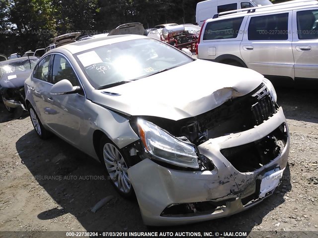 2G4GR5EK6C9112447 - 2012 BUICK REGAL Champagne photo 1