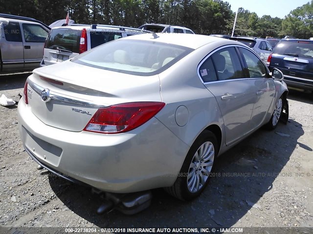 2G4GR5EK6C9112447 - 2012 BUICK REGAL Champagne photo 4