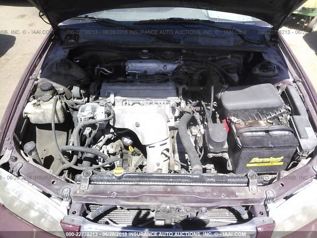 4T1BG22K51U027523 - 2001 TOYOTA CAMRY CE/LE/XLE 栗色 照片 10