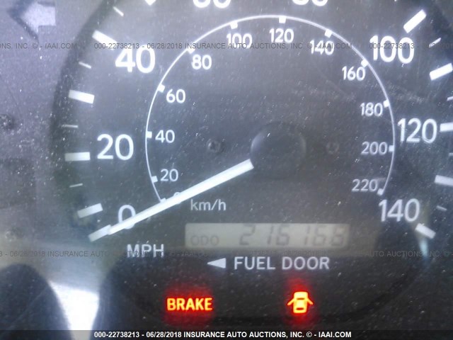 4T1BG22K51U027523 - 2001 TOYOTA CAMRY CE/LE/XLE 栗色 照片 7