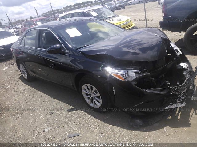 4T1BF1FK9FU100407 - 2015 TOYOTA CAMRY LE/XLE/SE/XSE BLACK photo 1