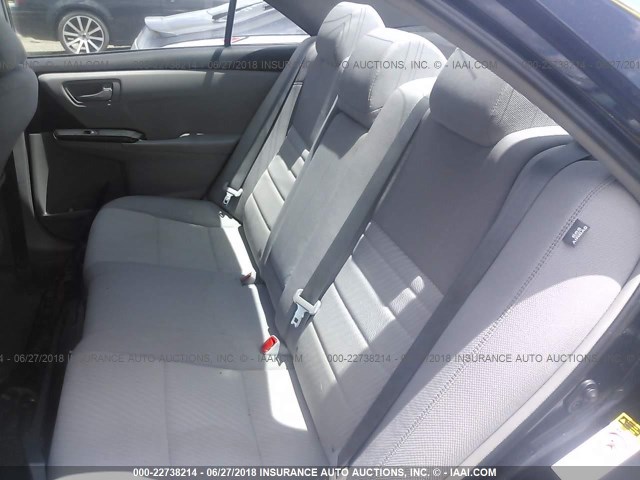4T1BF1FK9FU100407 - 2015 TOYOTA CAMRY LE/XLE/SE/XSE BLACK photo 8