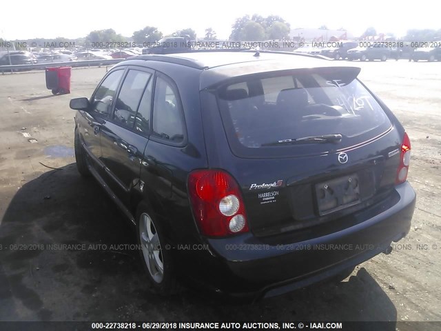 JM1BJ245531106689 - 2003 MAZDA PROTEGE PR5 黑色 照片 3