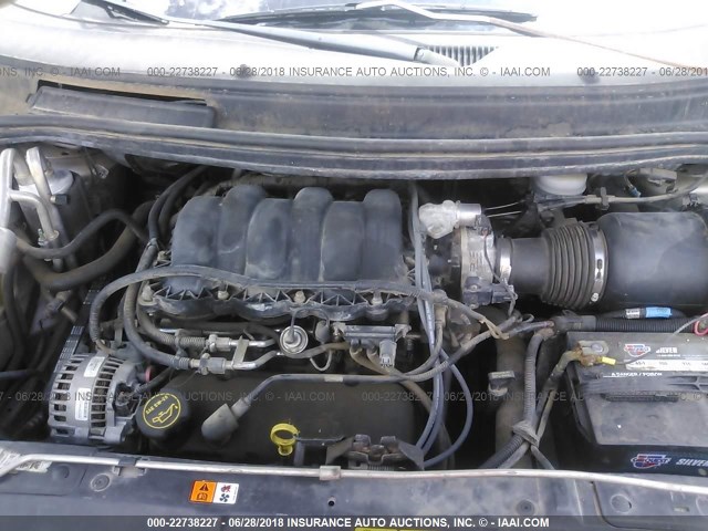 2FMZA51423BA20624 - 2003 FORD WINDSTAR LX TAN photo 10