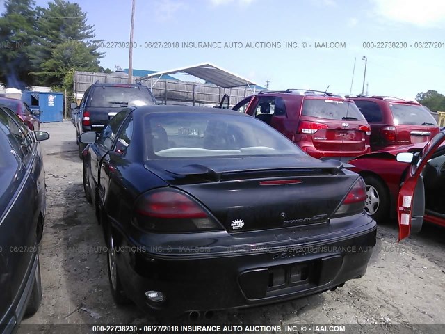 1G2NW12E2YM862213 - 2000 PONTIAC GRAND AM GT BLACK photo 3