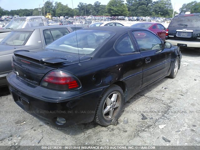 1G2NW12E2YM862213 - 2000 PONTIAC GRAND AM GT BLACK photo 4