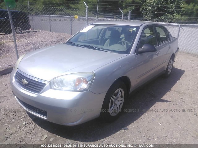 1G1ZS58F57F152606 - 2007 CHEVROLET MALIBU LS SILVER photo 2