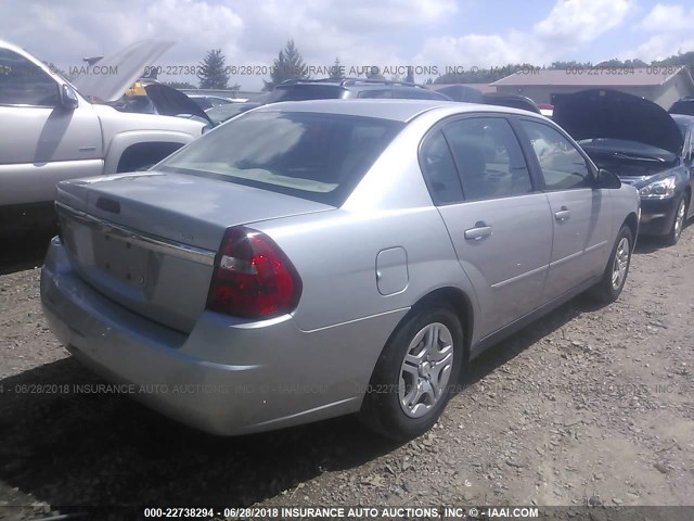 1G1ZS58F57F152606 - 2007 CHEVROLET MALIBU LS SILVER photo 4