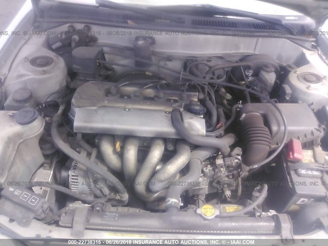 1NXBR18E9XZ158324 - 1999 TOYOTA COROLLA VE/CE/LE 银色 照片 10