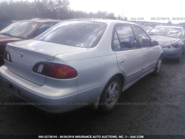 1NXBR18E9XZ158324 - 1999 TOYOTA COROLLA VE/CE/LE 银色 照片 4