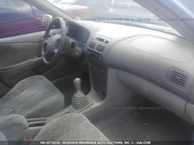 1NXBR18E9XZ158324 - 1999 TOYOTA COROLLA VE/CE/LE 银色 照片 5