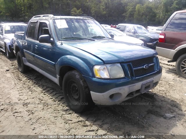 1FMZU77E31UB27045 - 2001 FORD EXPLORER SPORT TR  TEAL photo 1