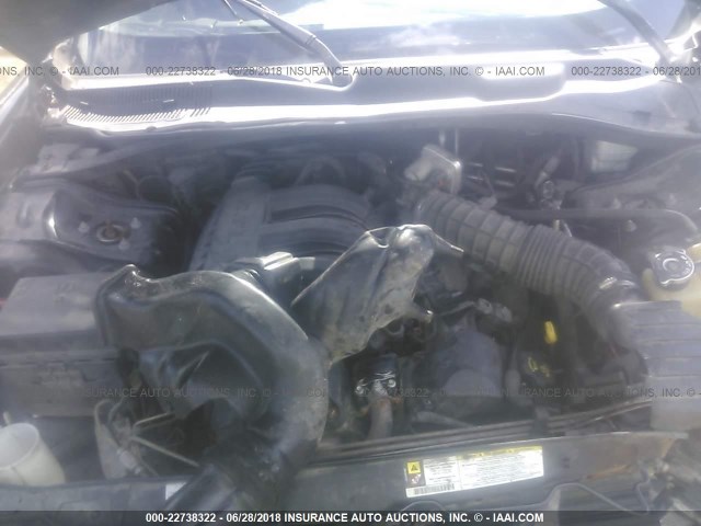 2B3KA43RX8H323536 - 2008 DODGE CHARGER BLACK photo 10