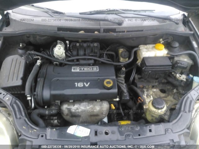 KL1TD56648B072742 - 2008 CHEVROLET AVEO LS 黑色 照片 10