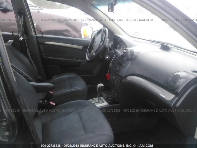 KL1TD56648B072742 - 2008 CHEVROLET AVEO LS 黑色 照片 5