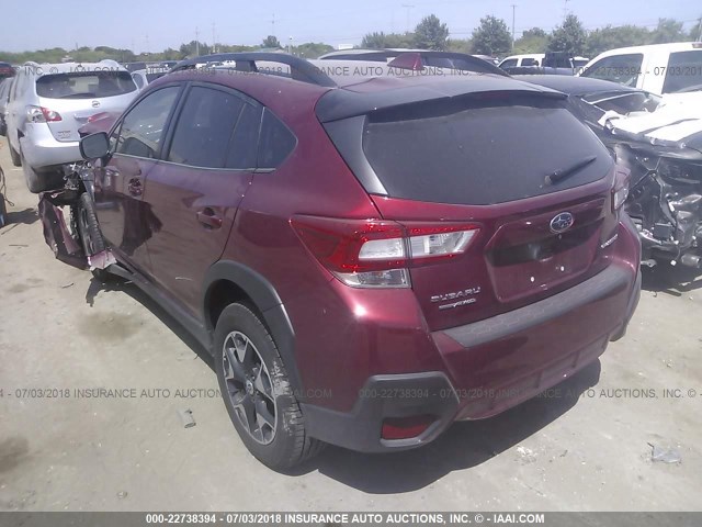 JF2GTABC5JG218559 - 2018 SUBARU CROSSTREK PREMIUM RED photo 3