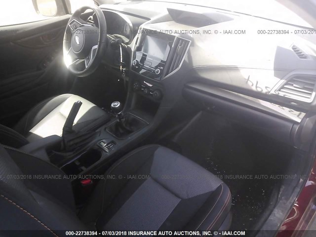 JF2GTABC5JG218559 - 2018 SUBARU CROSSTREK PREMIUM Կարմիր լուսանկար 5