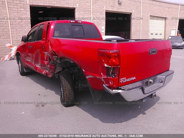 5TFRM5F16DX067207 - 2013 TOYOTA TUNDRA DOUBLE CAB SR5 RED photo 3